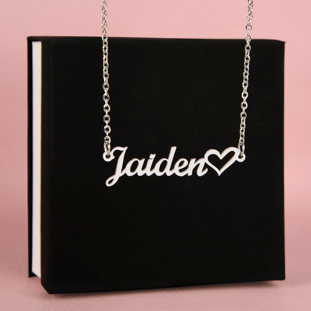 Customizable Heart Necklace