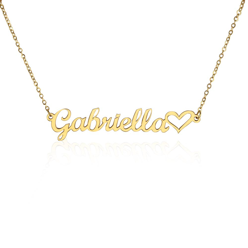 Customizable Heart Necklace