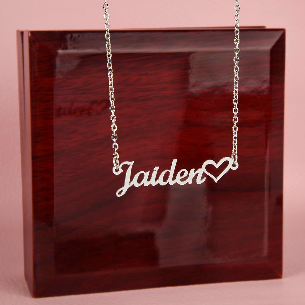 Customizable Heart Necklace